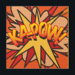 KA-POW Fun Retro Comic Pop Kunst, Dichtung und Mus Holzdruck<br><div class="desc">Ein lustiges,  cooles und trendiges Retro-Comic Buch Pop art-inspiriert Design,  das die Wanne,  zap,  pow in den Tag legt. Das ideale Geschenk für Superhelden,  Freunde,  Familie oder als Leckerei für sich selbst. Entworfen von ComicBookPop© unter www.zazzle.com/comicbookpop*</div>