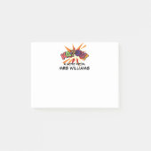 KA-POW Individuelle Name Fun Retro Comic Book Post-it Klebezettel (Vorderseite)