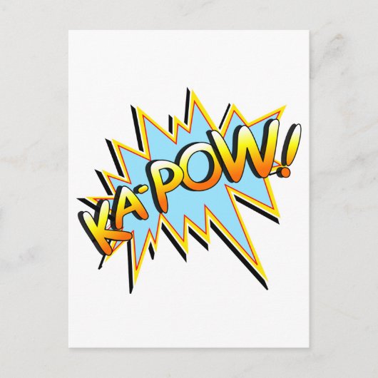 Ka-Pow Postkarte (Vorderseite)