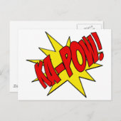Ka-Pow Postkarte (Vorne/Hinten)
