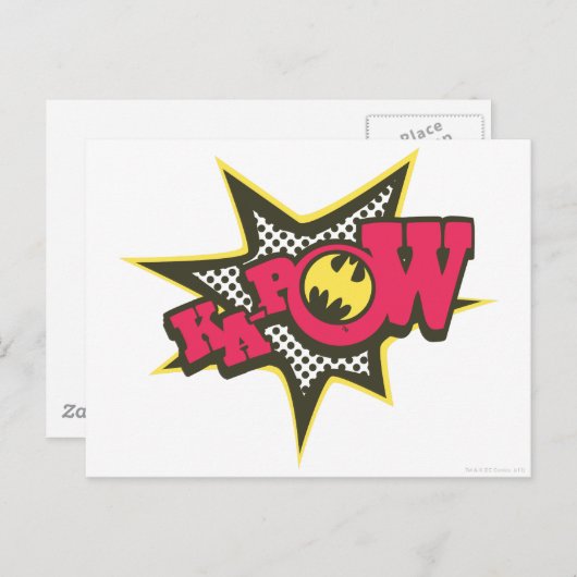 KA-POW POSTKARTE (Vorne/Hinten)