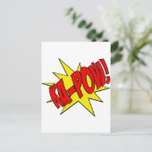 Ka-Pow Postkarte (Stehend Vorderseite)