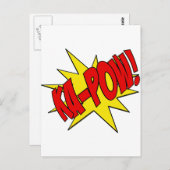 Ka-Pow Postkarte (Vorne/Hinten)