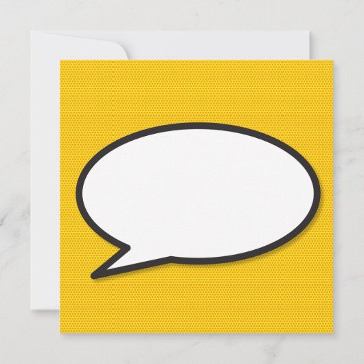 KA-POW Save the Date Spaß Retro Comic Pop Kunst (Rückseite)