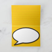 KA-POW Save the Date Spaß Retro Comic Pop Kunst Ankündigung (Innenseite)