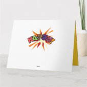 KA-POW Save the Date Spaß Retro Comic Pop Kunst Karte (Rückseite)