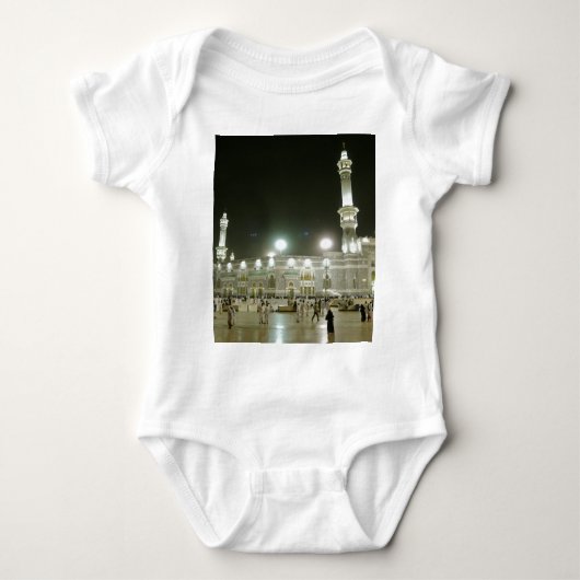 Kaaba Kaba Mekka Mecca Islam Allah Moslem Muslim Baby Strampler (Vorderseite)