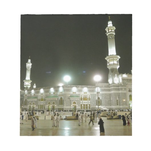 Kaaba Kaba Mekka Mecca Islam Allah Moslem Muslim Notizblock (Vorderseite)