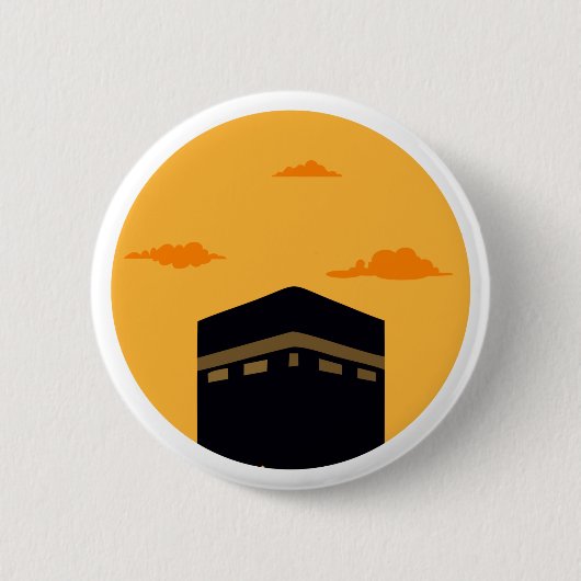 Kaaba Masjid al-Haram - Abend Button (Vorderseite)