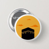 Kaaba Masjid al-Haram - Abend Button (Vorne & Hinten)
