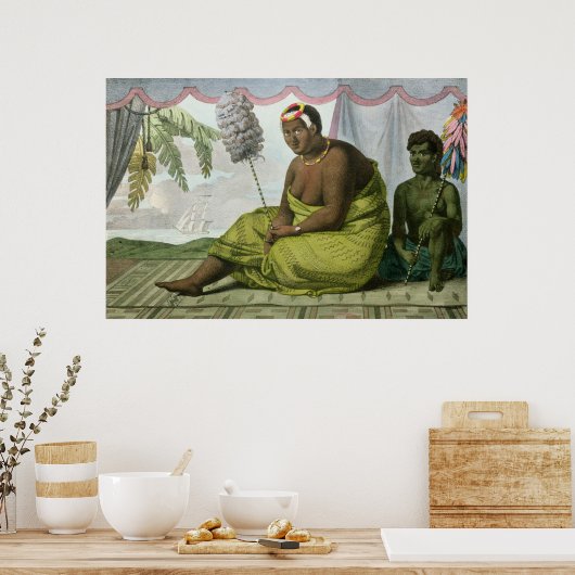 Ka'ahumanu, Königin der Sandwich-Inseln Poster (Küche)