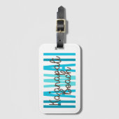 Ka'anapali Beach Hawaii (Ozean) Gepäckanhänger (Vorderseite Vertikal)