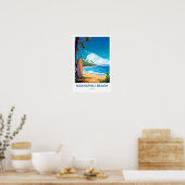Kaanapali Beach Hawaii Reisen Print Poster (Küche)