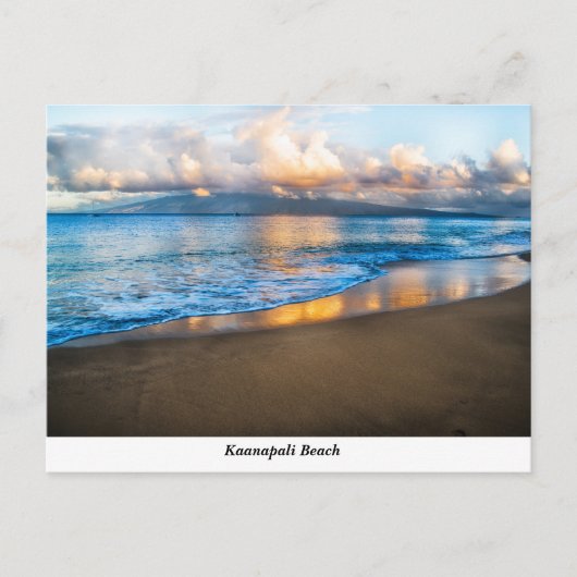 Kaanapali Beach Postcard Postkarte (Vorderseite)