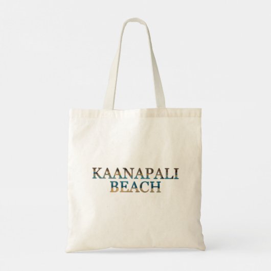 Kaanapali Beach Tote Bag Tragetasche (Rückseite)