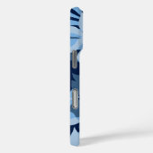 Kaanapali Camouflage Hawaiian Hibiskus Blau Case-Mate iPhone Hülle (Rückseite / Rechts)