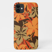 Kaanapali Camouflage Hawaiian Hibiskus Orange Case-Mate iPhone Hülle (Rückseite)
