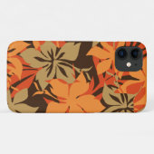 Kaanapali Camouflage Hawaiian Hibiskus Orange Case-Mate iPhone Hülle (Rückseite (Horizontal))