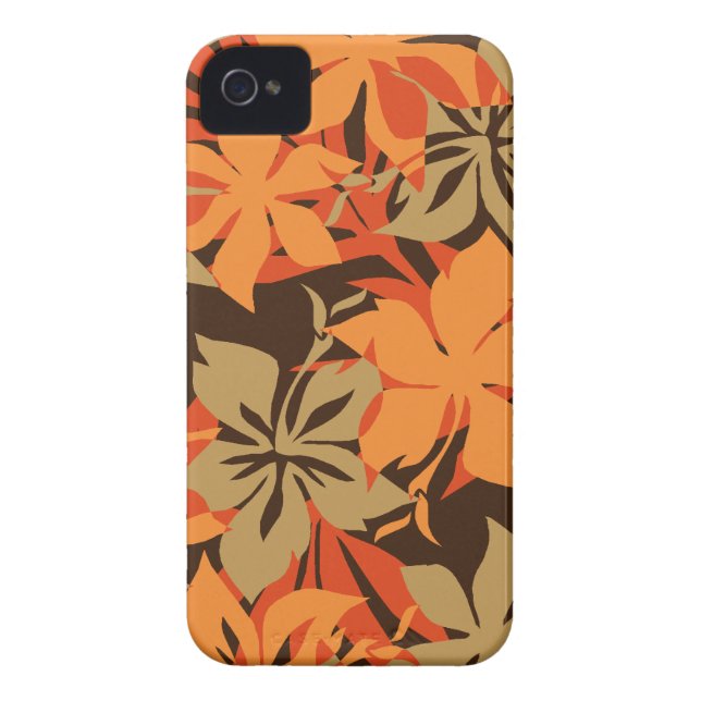 Kaanapali Camouflage Hawaiian iPhone 4 Fälle Case-Mate iPhone Hülle (Rückseite)