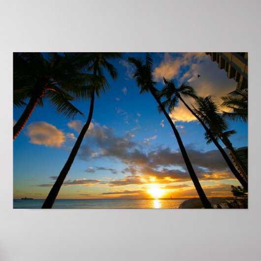 Ka'annapoli Beach Sunset Poster (Vorne)