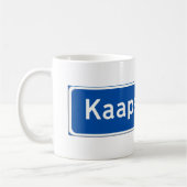 Kaapstad Road sign Kaffeetasse (Links)