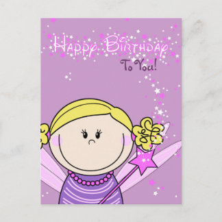 kaart - fröhlicher Geburtstag - engeltje Postkarte