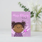 kaart - fröhlicher Geburtstag - engeltje Postkarte (Stehend Vorderseite)