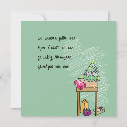 kaart Kerst Karte (Rückseite)