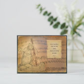 Kaart traf Gedicht Rumi Postkarte (Stehend Vorderseite)