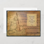 Kaart traf Gedicht Rumi Postkarte (Vorne/Hinten)