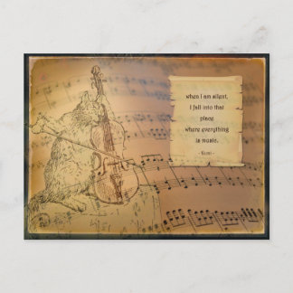 Kaart traf Gedicht Rumi Postkarte