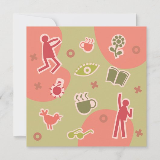 kaart uitnodiging koffie (Vorderseite)