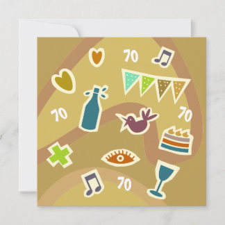 kaart verjaardag 70 jaar karte