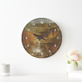 Kaaterskill Fälle Große Wanduhr (Zuhause)