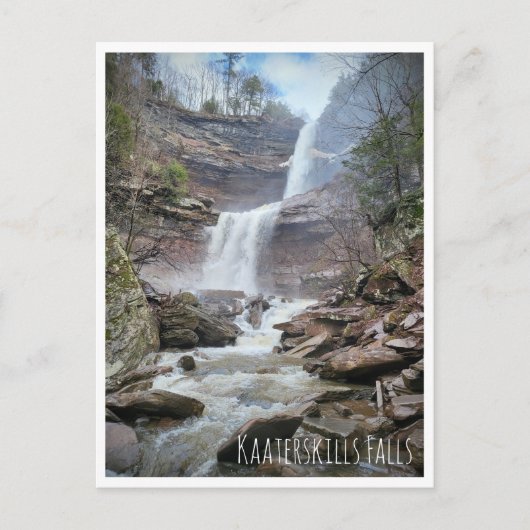 Kaaterskills Falls: Catskills Postcard Postkarte (Vorderseite)