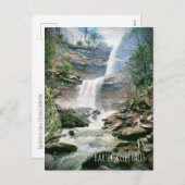 Kaaterskills Falls Postcard Feiertagspostkarte (Vorne/Hinten)