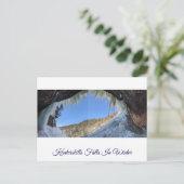 Kaaterskills sinken im Winter Postkarte (Stehend Vorderseite)