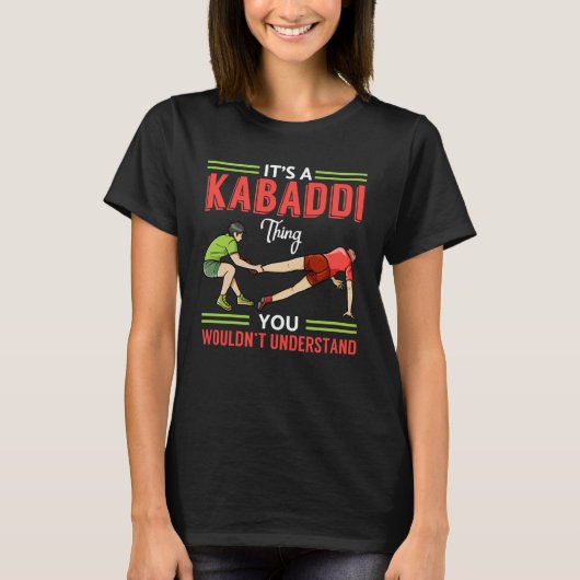 Kabaddi Game Sport Player Indian Team Training  1 T-Shirt (Vorderseite)