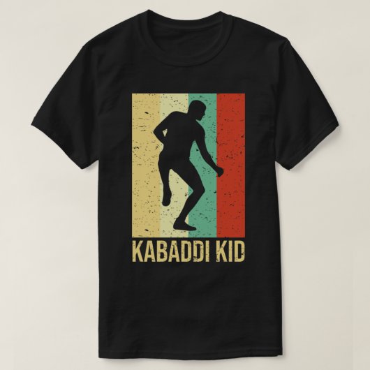 Kabaddi oder Kabadi Player Indian Sports T-Shirt (Design vorne)