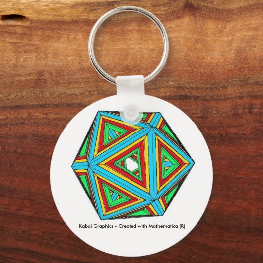 Kabai Graphics - Mathematica (R) Schlüsselanhänger (Vorderseite)