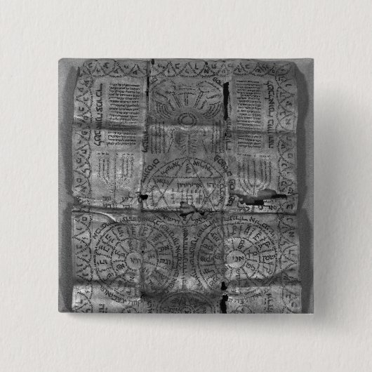 Kabalistisches Amulett Button (Vorderseite)