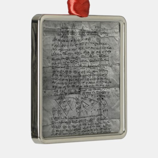 Kabalistisches Amulett Silbernes Ornament (Rechts)