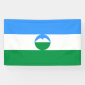 Kabardino Balkaria Fahne Banner (Horizontal)