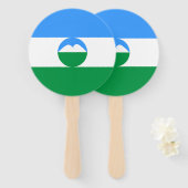 Kabardino Balkaria Fahne Fächer (Vorne und Hinten)