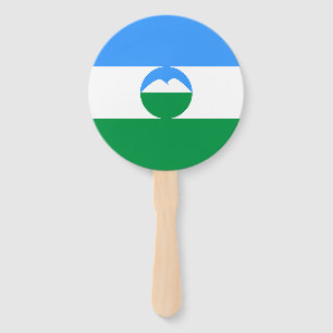 Kabardino Balkaria Fahne Fächer