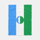 Kabardino Balkaria Fahne Fleecedecke (Vorderseite)