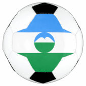 Kabardino Balkaria Fahne Fußball (Vorderseite)