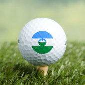 Kabardino Balkaria Fahne Golfball (Insitu T-Shirt)