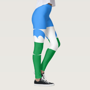 Kabardino Balkaria Fahne Leggings