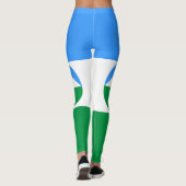 Kabardino Balkaria Fahne Leggings (Rückseite)